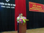 Hội nghị triển khai nhiệm vụ năm học 2016 – 2017 trường CĐSP Lạng Sơn