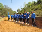 Đoàn viên thanh niên trường CĐSP tham gia lễ khởi động Tháng Thanh Niên năm 2016