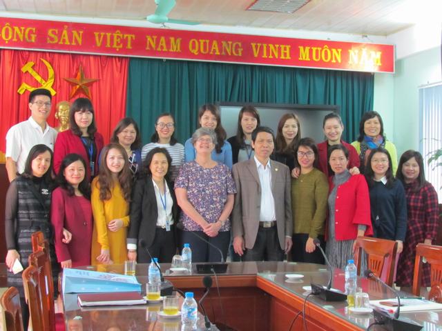 Đoàn chuyên viên của Đại sứ quán Hoa Kỳ đến thăm và làm việc tại trường CĐSP Lạng Sơn