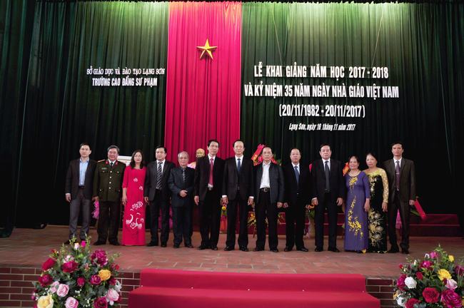 Trường CĐSP Lạng Sơn tổ chức Lễ  khai giảng năm học 2017 -  2018  và kỷ niệm 35 năm ngày Nhà Giáo Việt Nam (20/11/1982 - 20/11/2017)