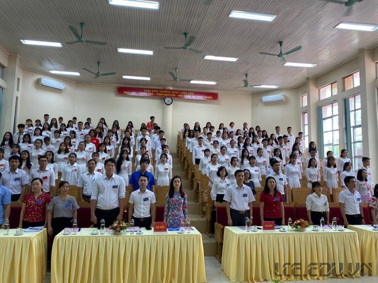 Tổ chức thành công Đại hội Đại biểu Hội Sinh viên Việt Nam trường Cao đẳng Sư phạm Lạng Sơn Lần thứ X, nhiệm kỳ 2020-2023